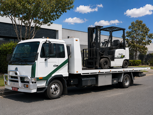 Machinery towing